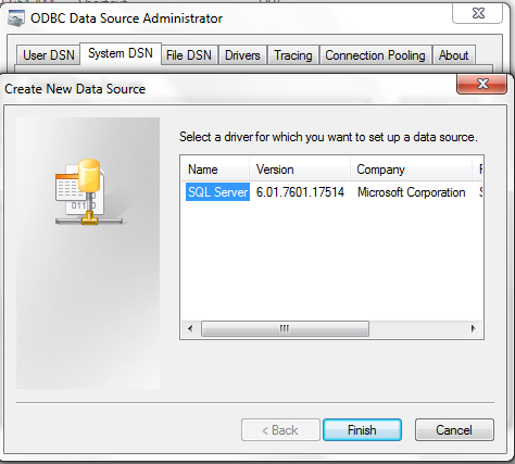 Problems When Creating An ODBC Data Source In A 64-bit Computer ...